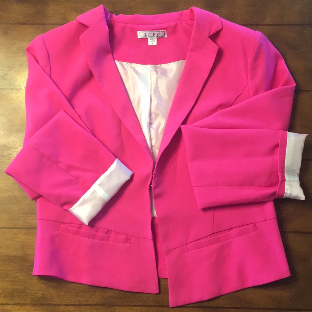 Hot Pink dress jacket
